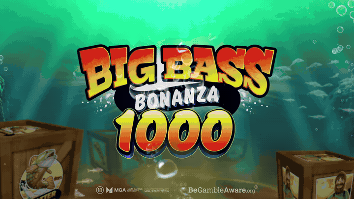 Big Bass Bonanza 1000 official animated gameplay preview