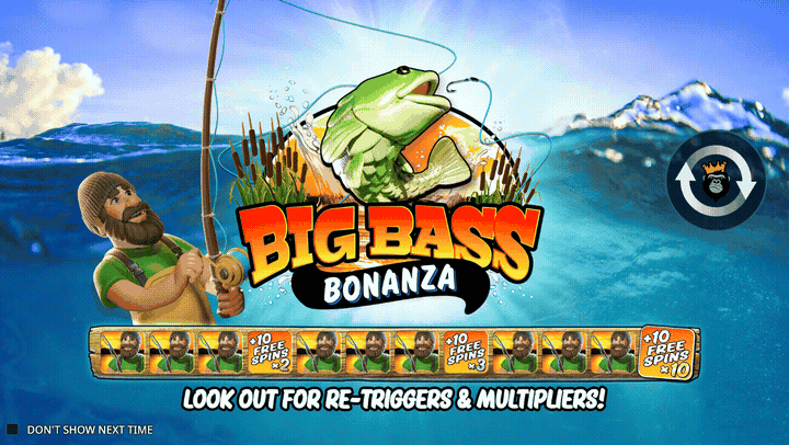 Big Bass Bonanza official animated gameplay preview