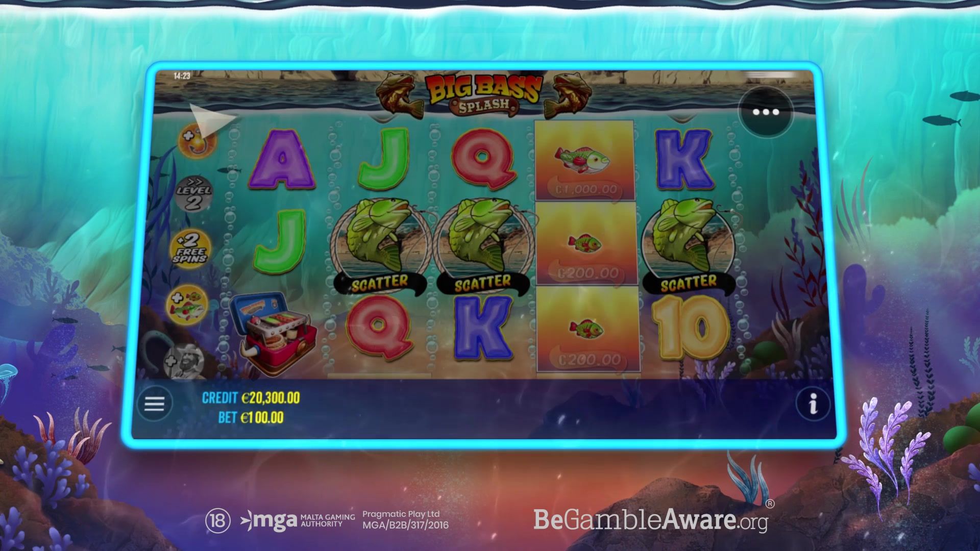 Big Bass Splash official feature screenshot