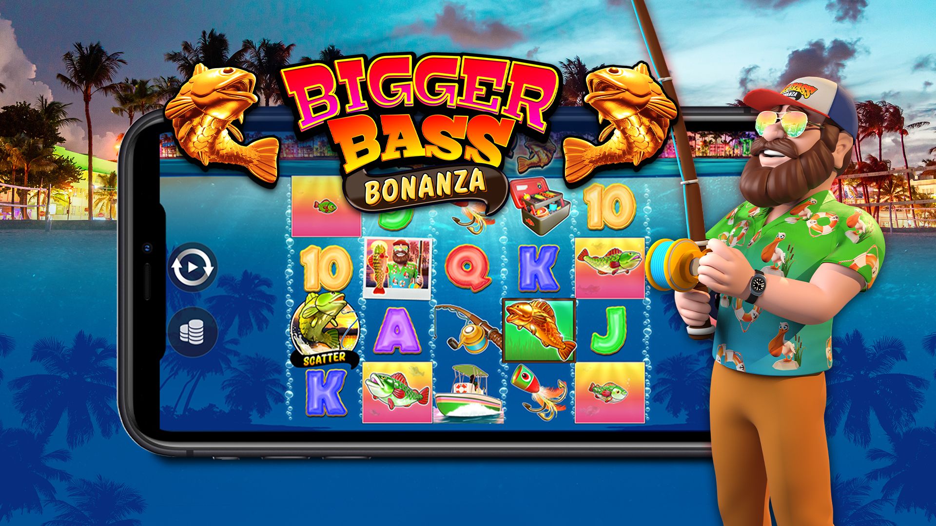 Bigger Bass Bonanza official promotional banner