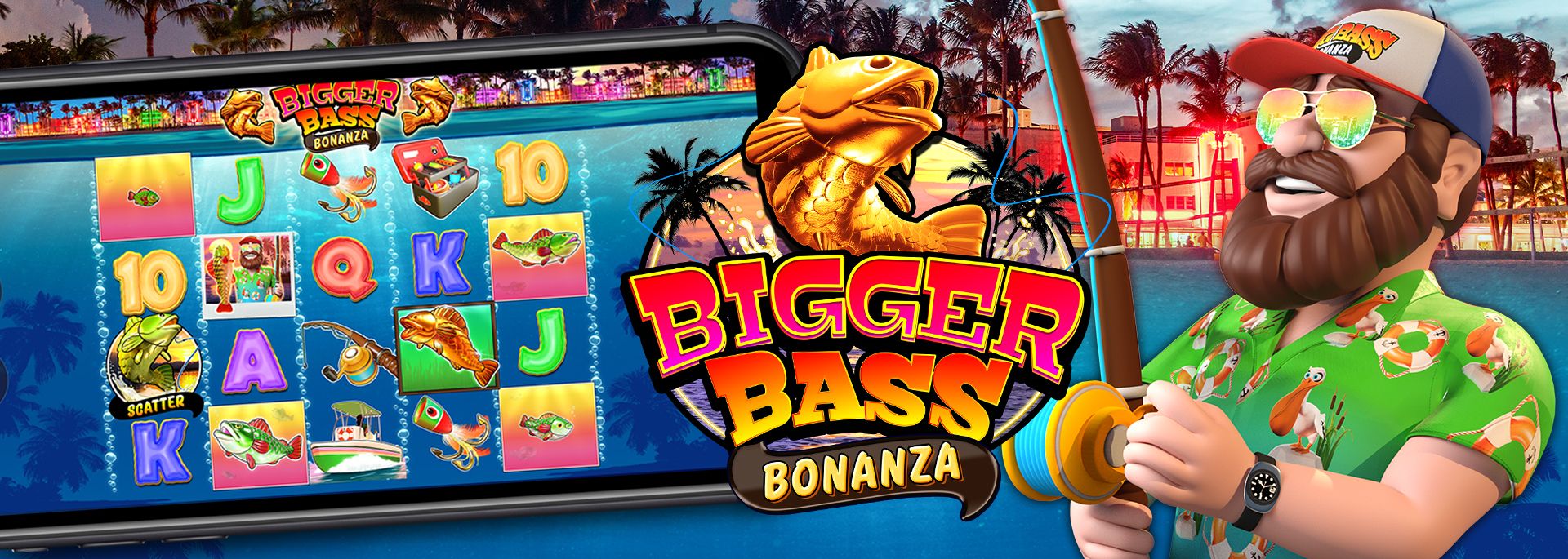 Bigger Bass Bonanza official feature artwork