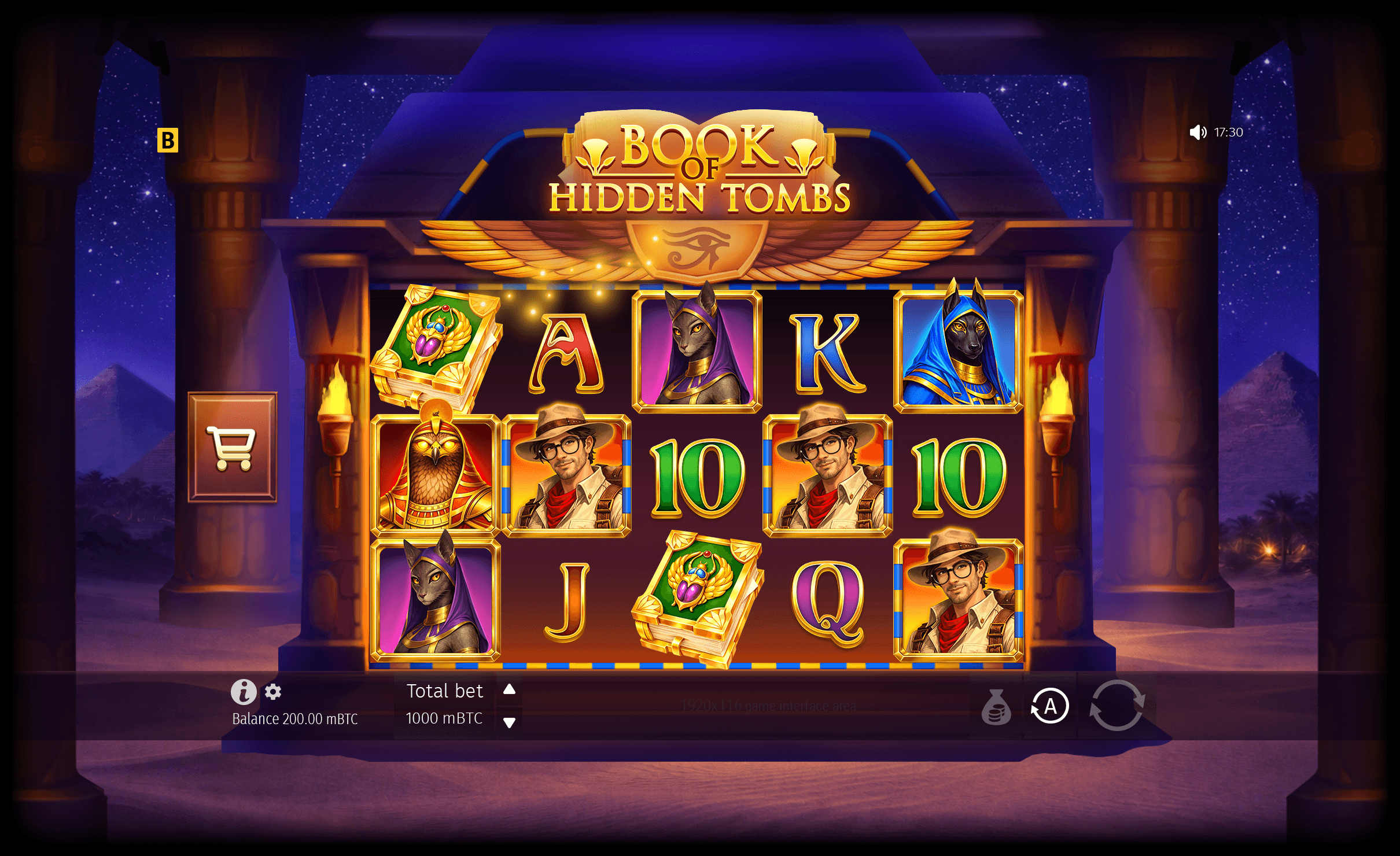Book of Hidden Tombs official base-game screen