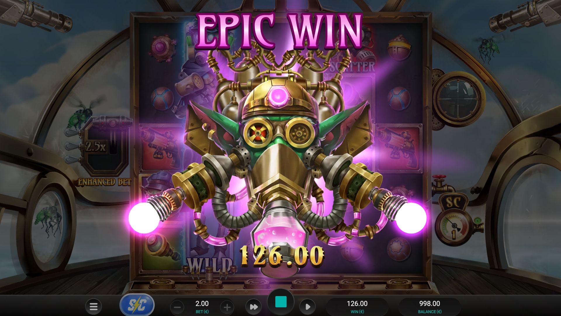 Cloudforge official Epic Win screen