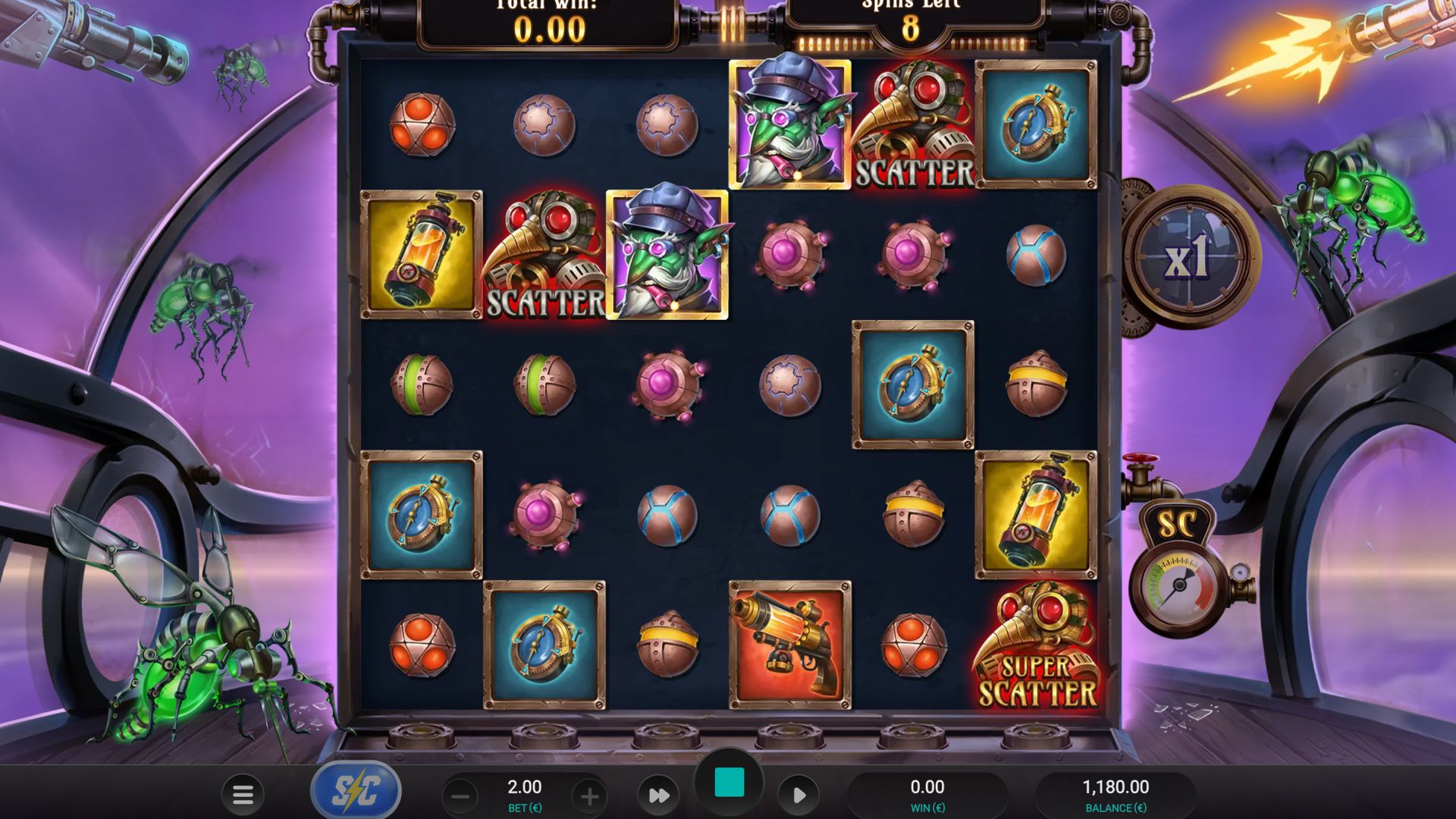 Cloudforge official Big Win screen