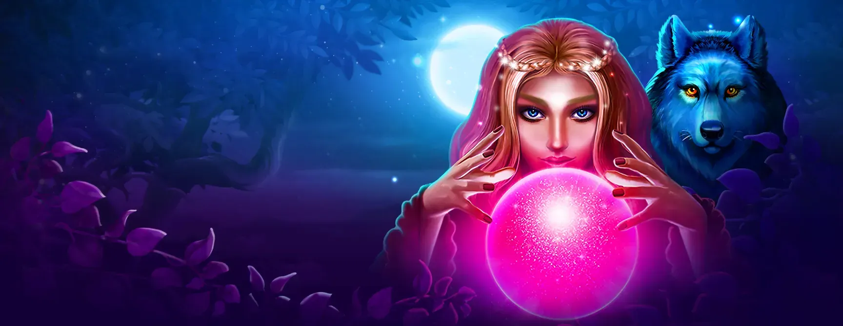 Lady Wolf Moon Megaways official cover artwork
