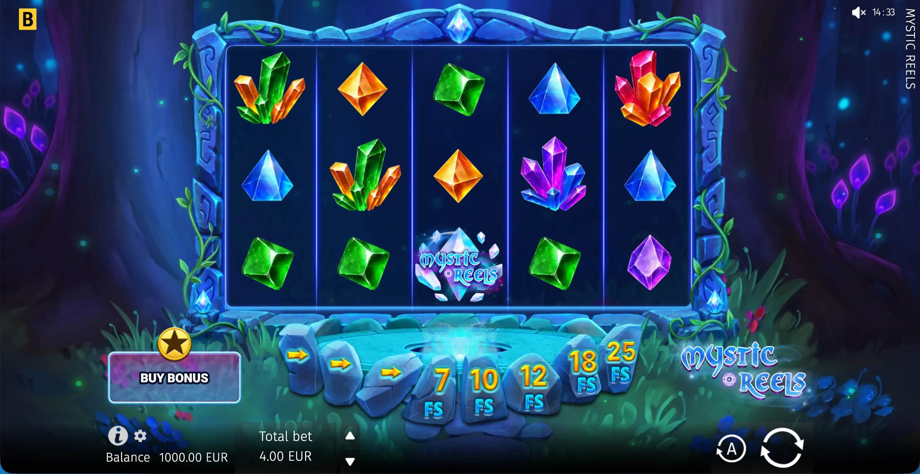 Mystic Reels official base game and feature trail