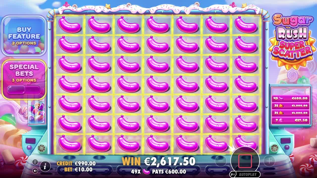 Sugar Rush Super Scatter official feature screenshot