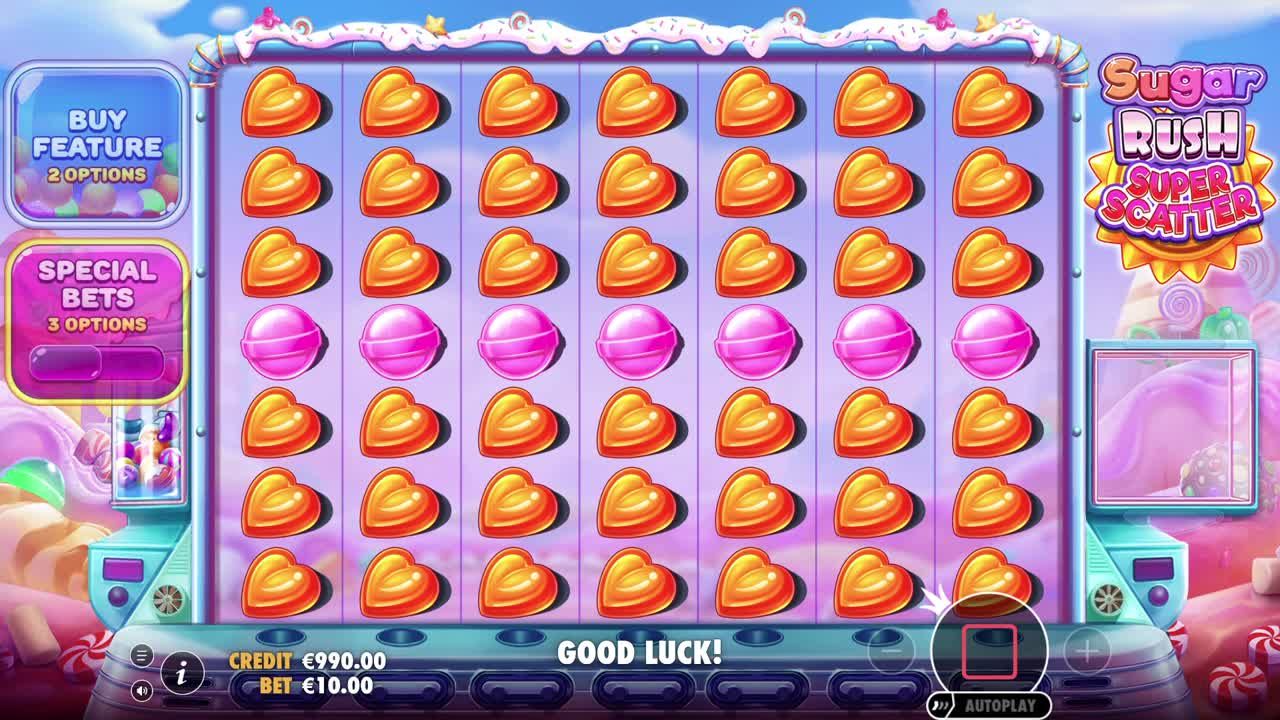 Sugar Rush Super Scatter official gameplay