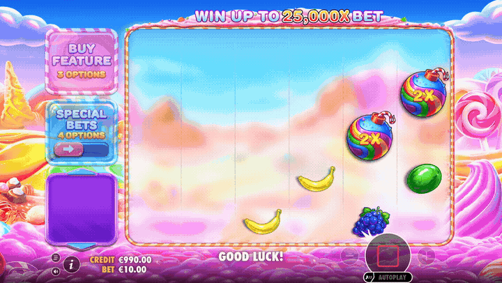 Sweet Bonanza 2500 official animated gameplay preview