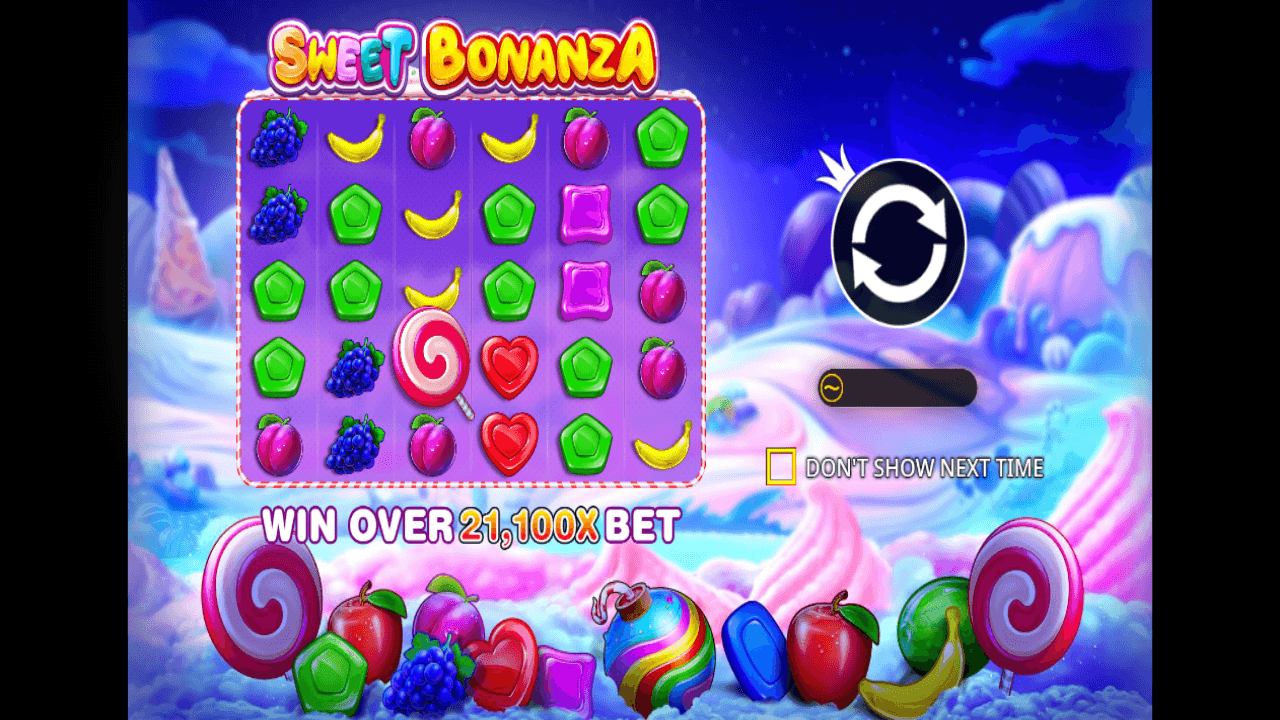 Sweet Bonanza official gameplay