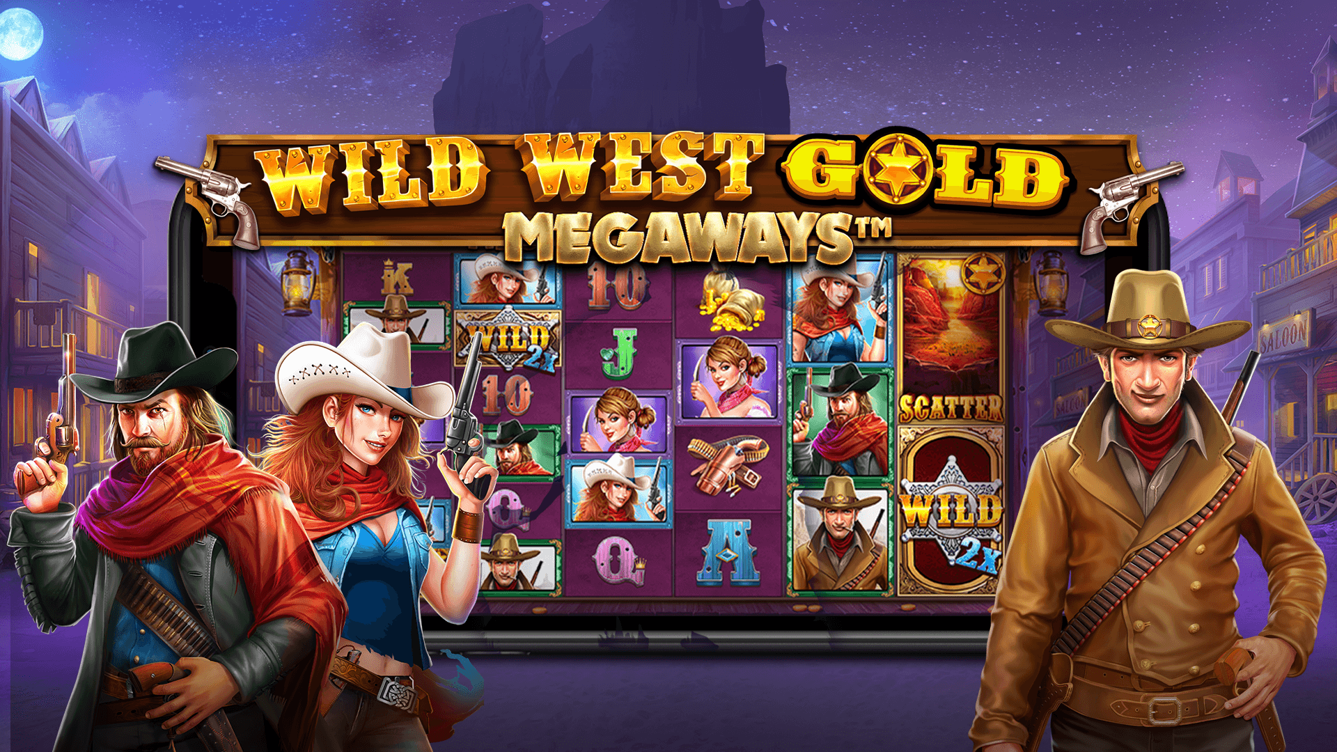 Wild West Gold Megaways official promotional image